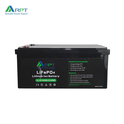 अच्छी कीमत 12.8V 400Ah LiFePO4 लीड एसिड प्रतिस्थापन 8000 चक्र लिथियम कैंपर बैटरी ऑनलाइन